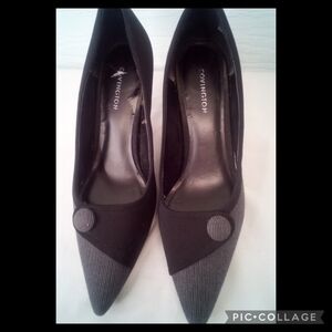 Covington Black and Gray Pumps